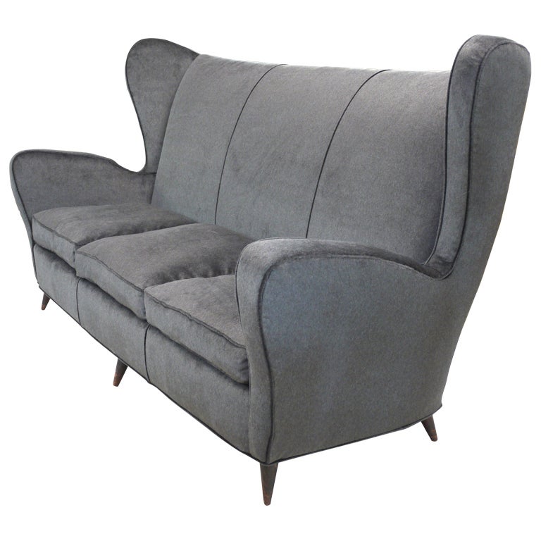 Sculptural Italian Sofa For Sale at 1stdibs