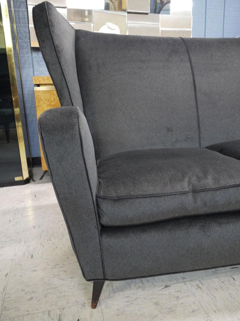 Sculptural Italian Sofa For Sale at 1stDibs