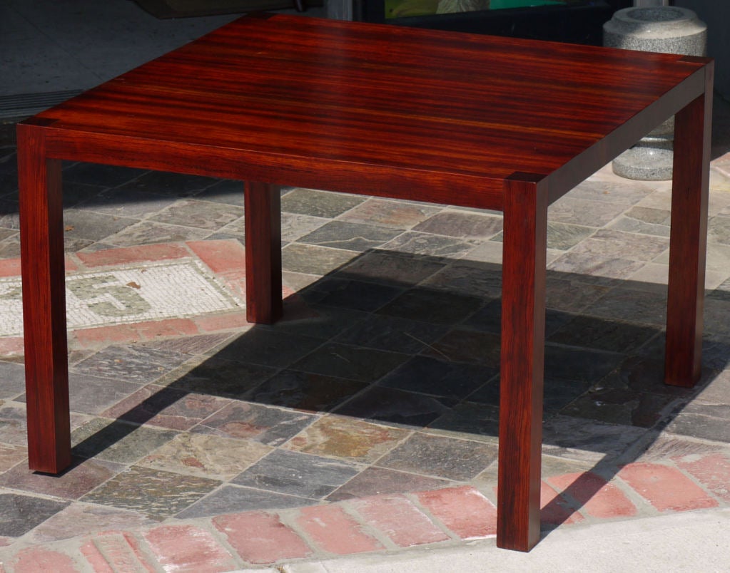 Solid Rosewood Parsons Table