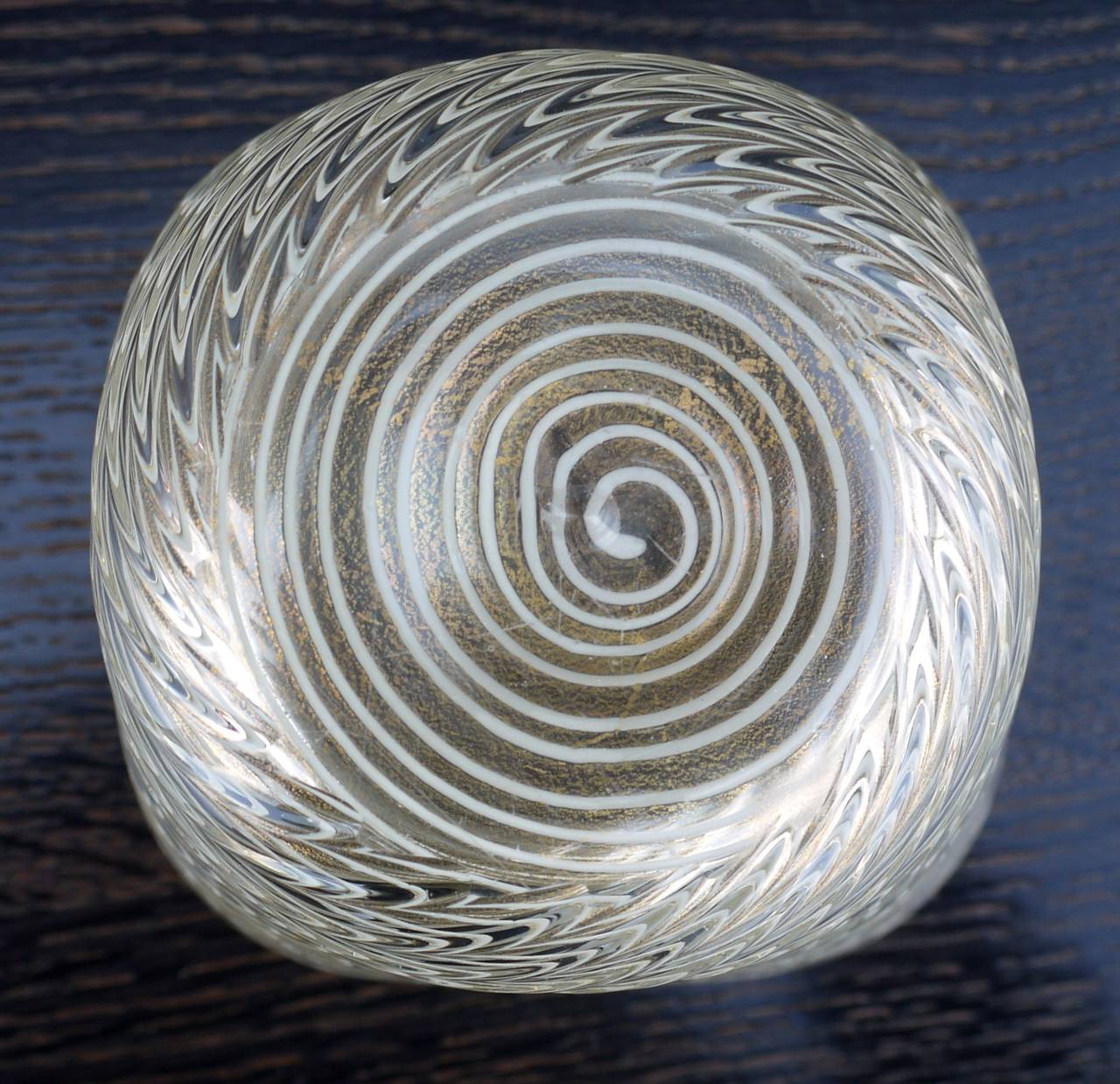 Glass Ercole Barovier Zebratto Vase