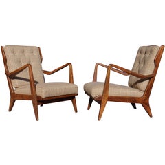 Pair of Gio Ponti Armchairs by Cassina