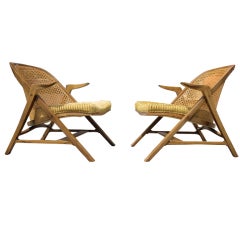 Pair of Edward Wormley Chairs for Dunbar