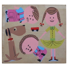 Vintage Silkscreened Store Display