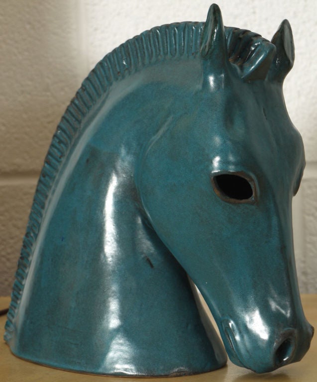 Stunning Italian Modernist Horse Head