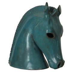 Stunning Italian Modernist Horse Head