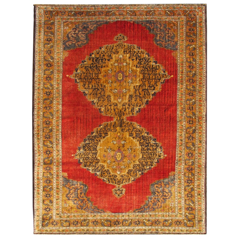 Antique Ottoman Turkish Rug For Sale at 1stdibs