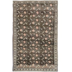 Vintage Kars Rug with Brown 7