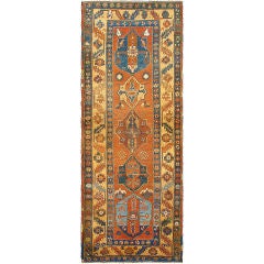 Antique  Rare Serapi Runner