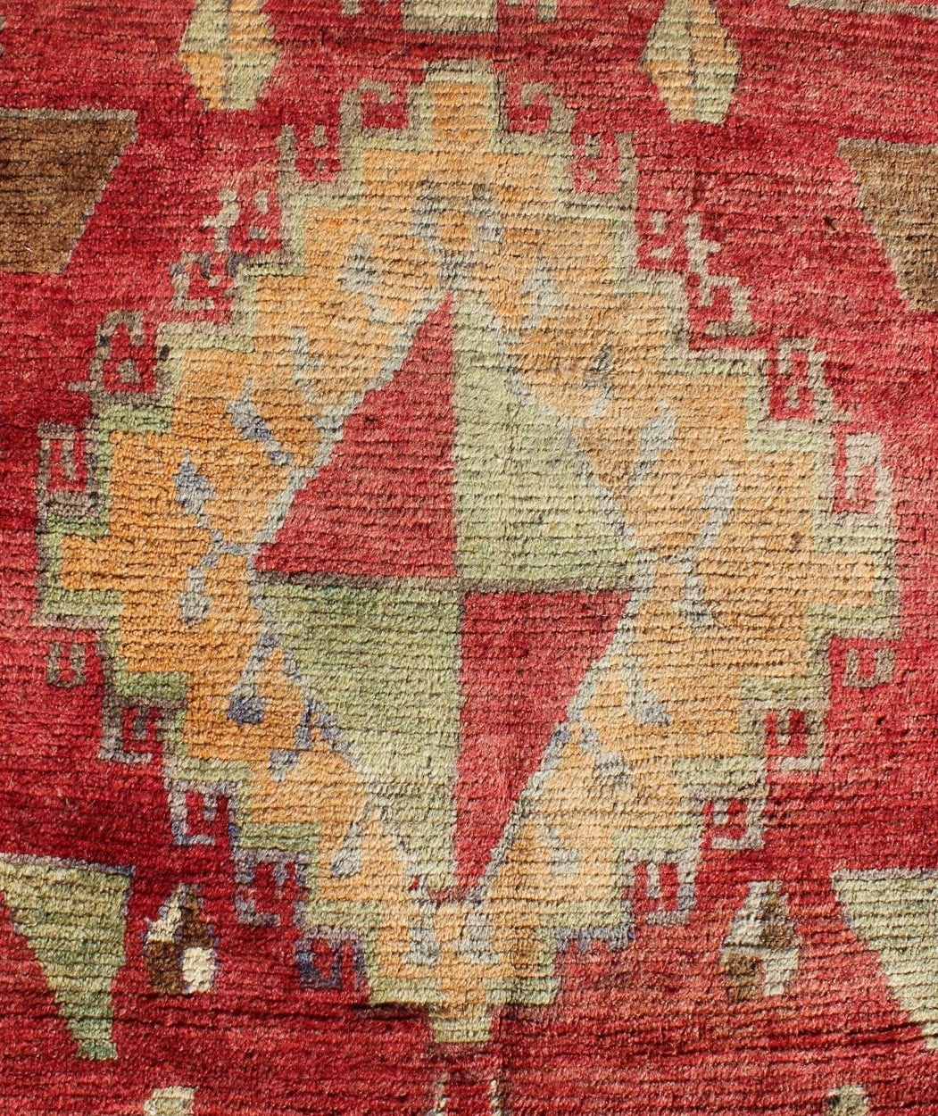 Early 20th Century Colorful Oushak Runner