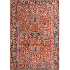 Antique Persian All-Over Serapi Rug 1