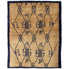Vintage Blue Tulu Rug 11