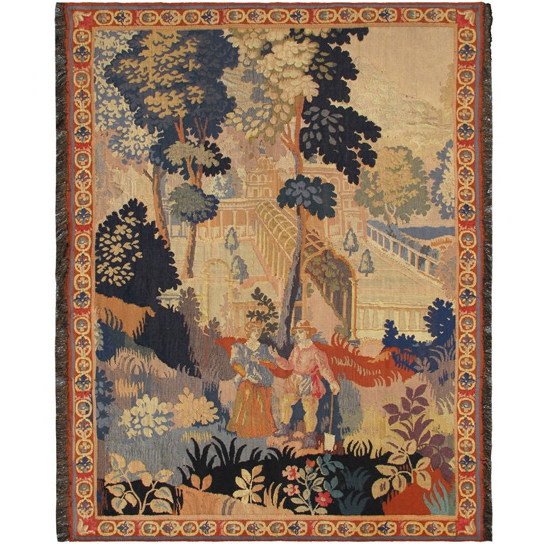 Antique French Tapestry For Sale at 1stdibs