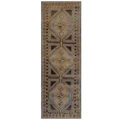 Geometric Turkish Oushak Runner 1
