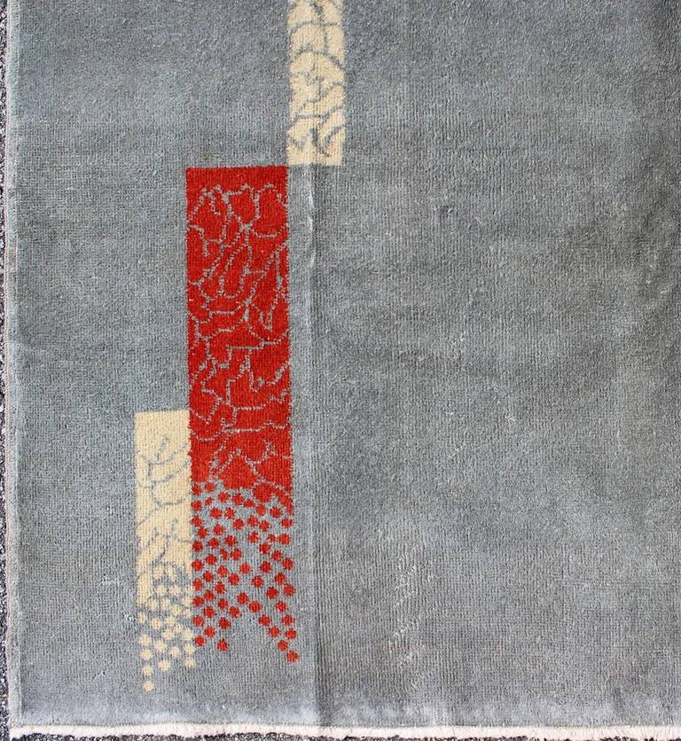 MidCentury Modern Turkish Rug For Sale at 1stdibs