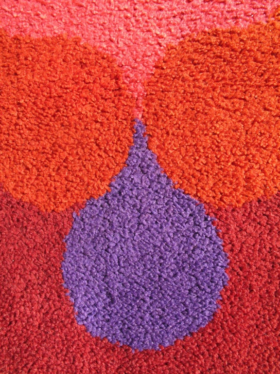 Mid Century European Carpet  7'9 x 11'6 3