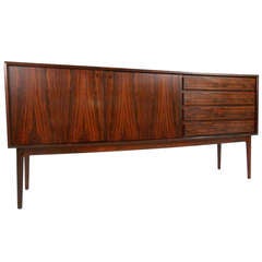 Danish Rosewood Credenza by Maurice Villency