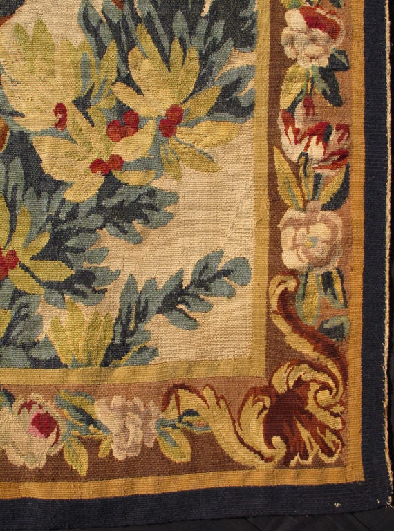 Aubusson Antique Verde Tapestry