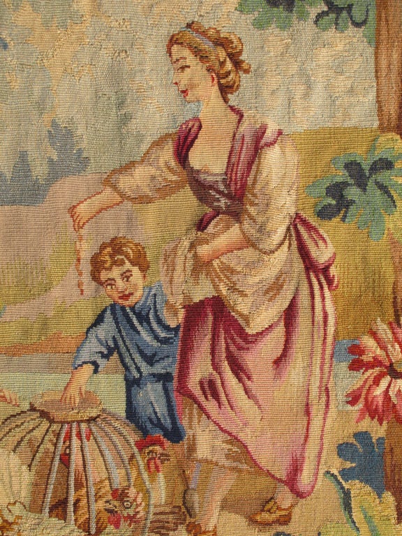 Wool Antique Verde Tapestry