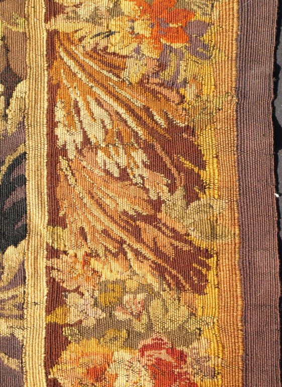 Tapiz Antiguo Francés de Colores con Diseño Pictórico y Escénico en Bueno Estado en Atlanta, GA