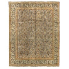 Vintage Persian Tabriz Rug