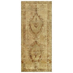 Antique Turkish Oushak Carpet 12