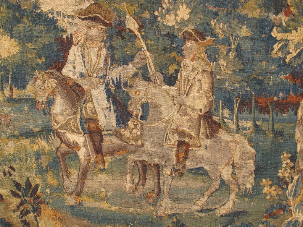 C17th Flemish Tapestry 9ft. x 9ft. 1