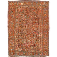 Antique Persian Qashqai Rug