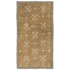 Antique Turkish Oushak Carpet Vintage Turkish Oushak Carpet