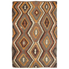 Vintage Turkish Kilim 8