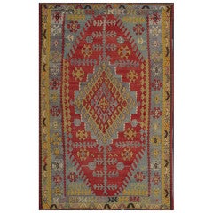Vintage Turkish Kilim Flat-Weave 1