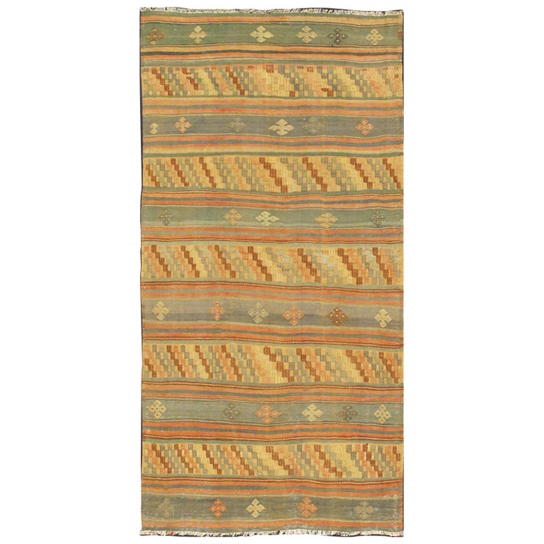 Large Vintage Kilim For Sale at 1stdibs