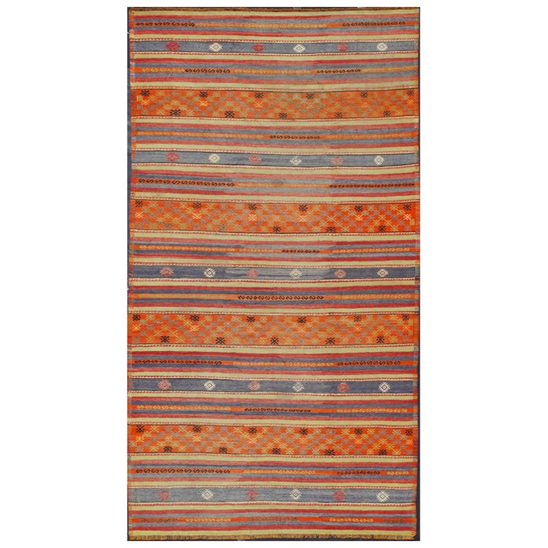Vintage Jajeem FlatWeave Rug For Sale at 1stDibs