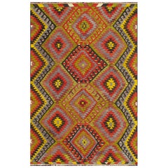 Vintage Turkish Kilim 7