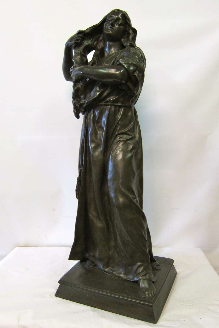 Bronze: Lady Drying Her Hair