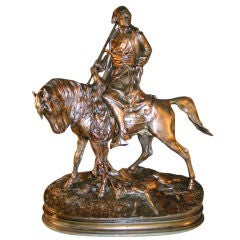 Moor zu Pferd von P. J. Mene