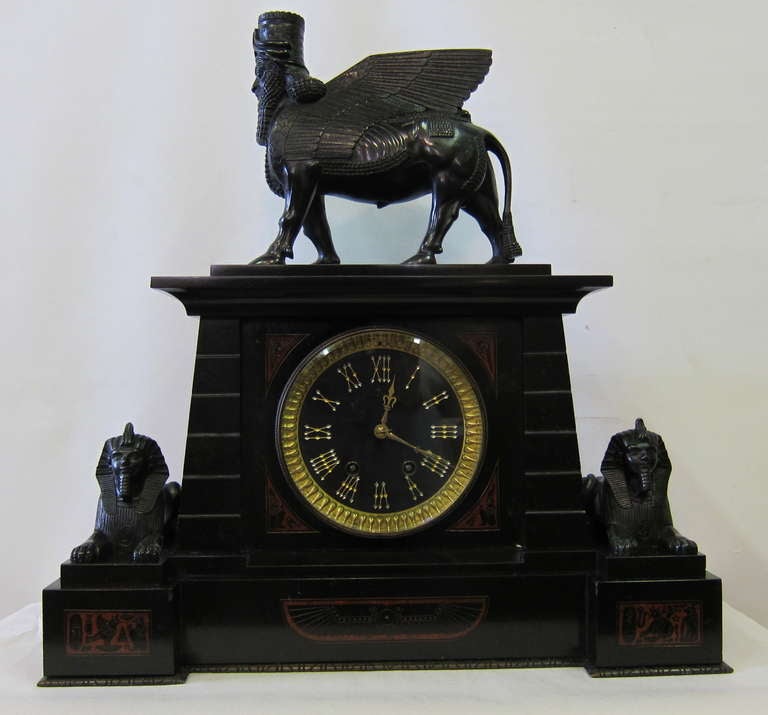 Egyptian Revival Clock