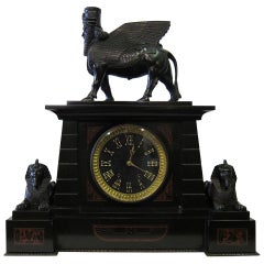 Antique Egyptian Revival Clock