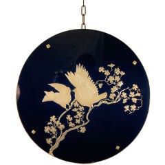 Art Deco Glass Wall Hanging