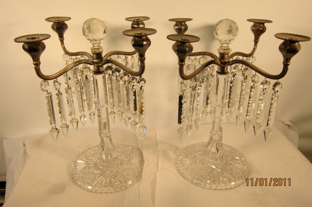 Crystal Candelabra (pair)