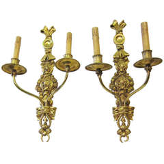 Antique Set of Four Wall Sconces