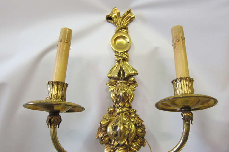 Set of Four Wall Sconces In Excellent Condition For Sale In Bronx, NY