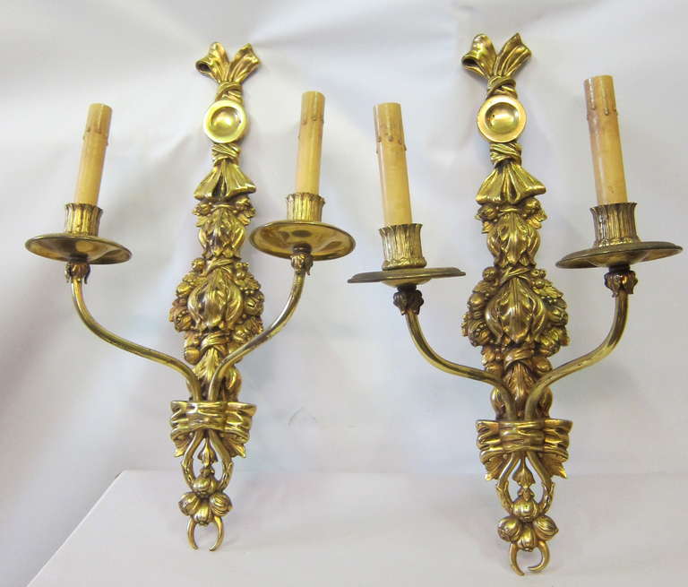 Set of Four Wall Sconces For Sale 4