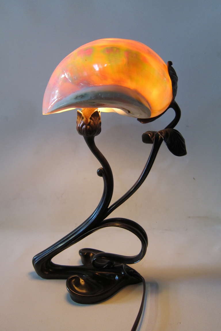 Art Nouveau Shell Lamp 3