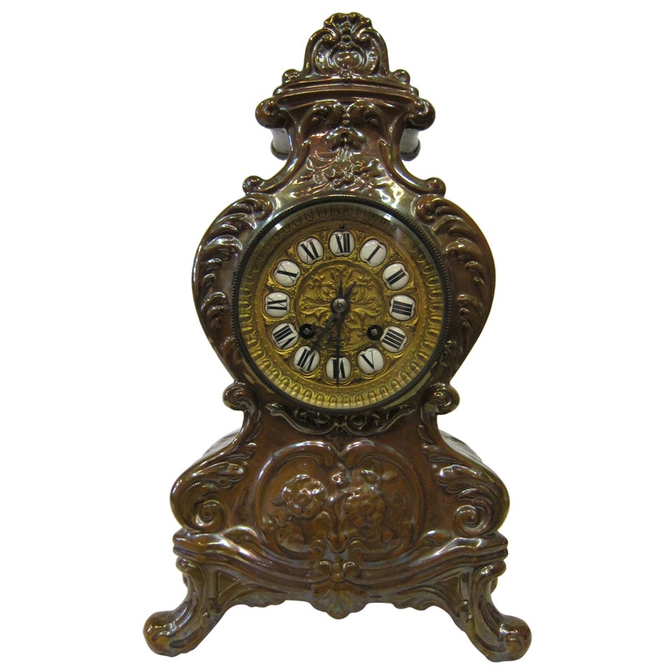 Late 19th Century French Mantle Clock For Sale