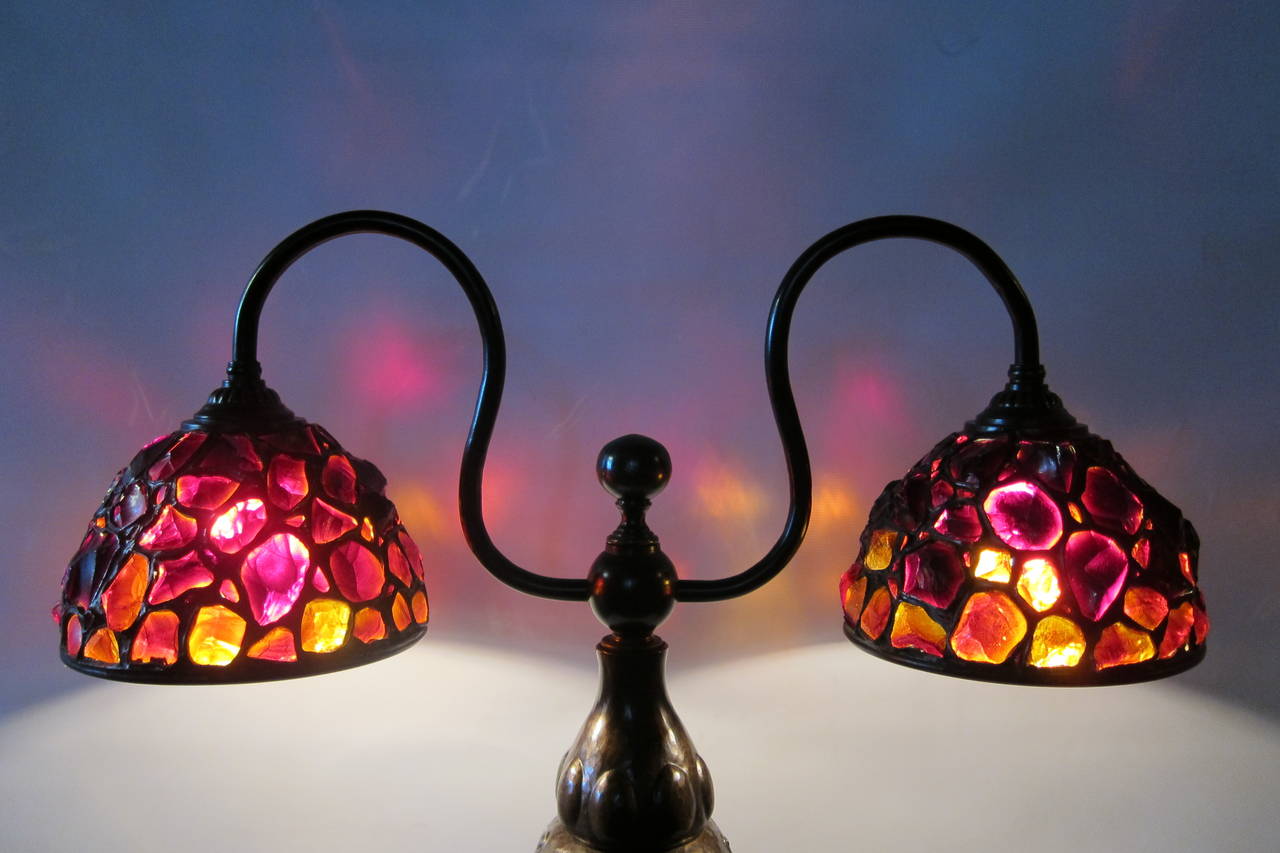 Austrian Secessionist Lamp, circa 1910