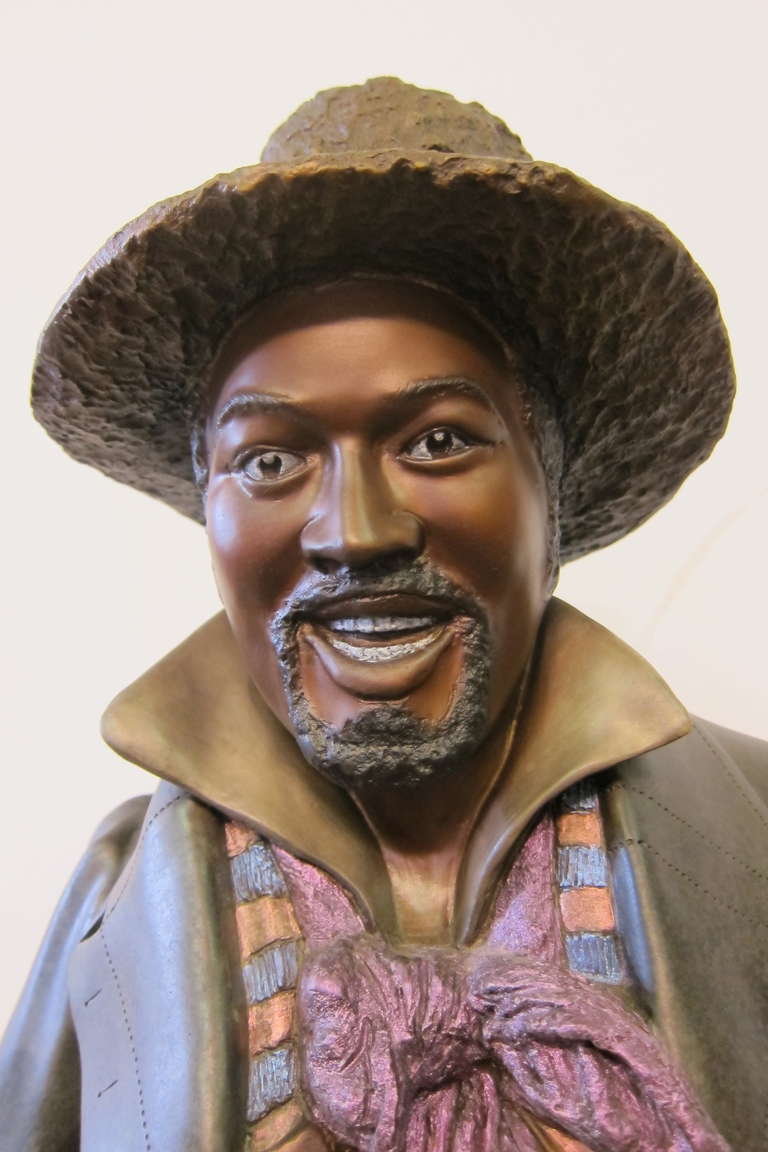 Bronze Black Jazz Musician