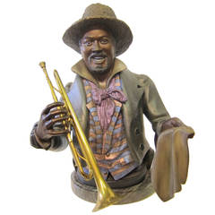 Bronze Black Jazz Musician