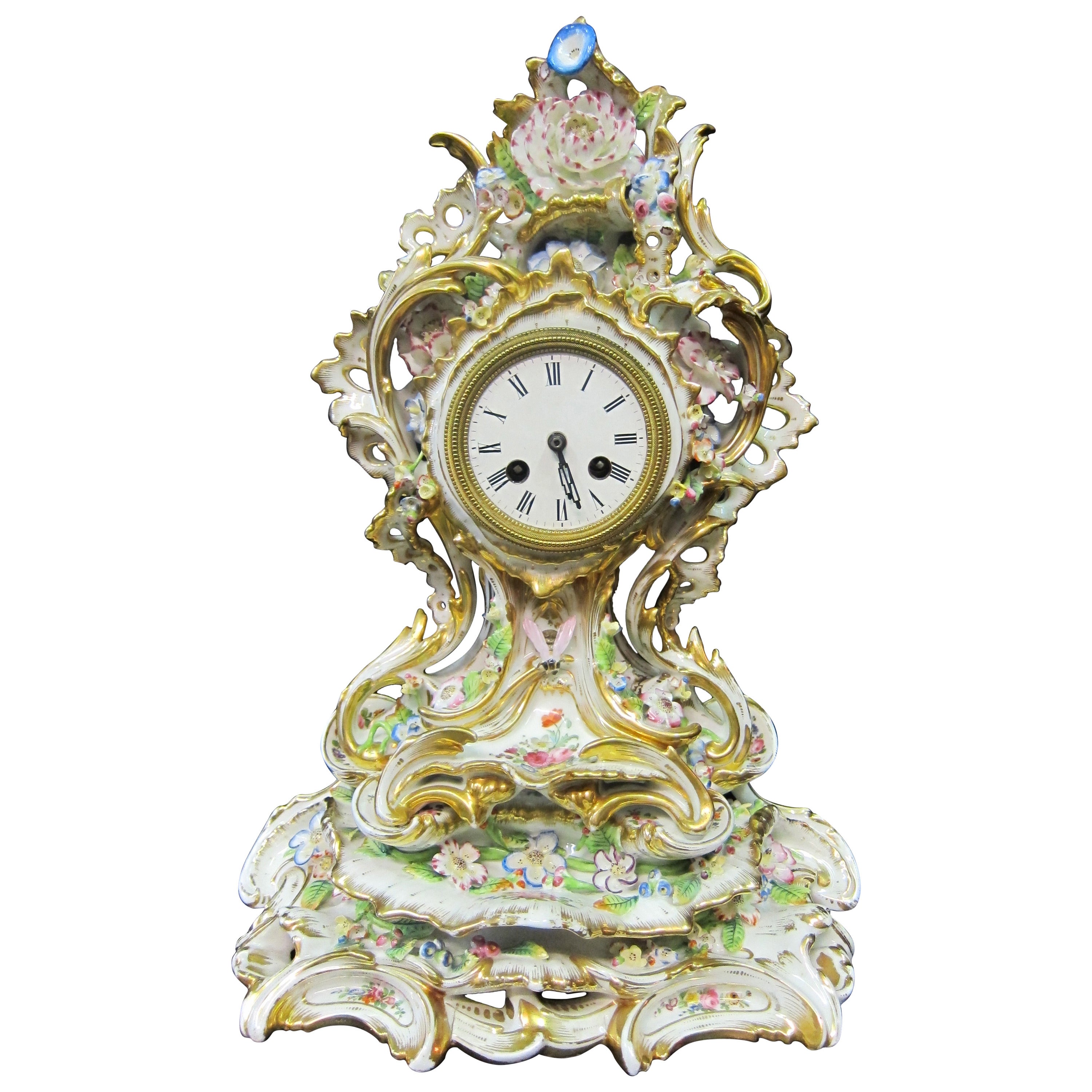 Paris Porcelain Clock For Sale