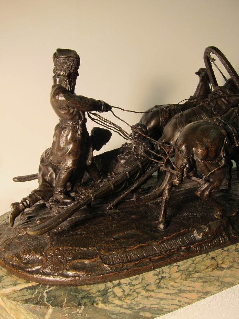 19th Century Russian Bronze In Excellent Condition For Sale In Bronx, NY