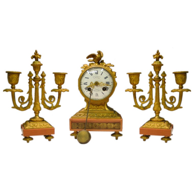 Ladies French Boudoir Garniture Set